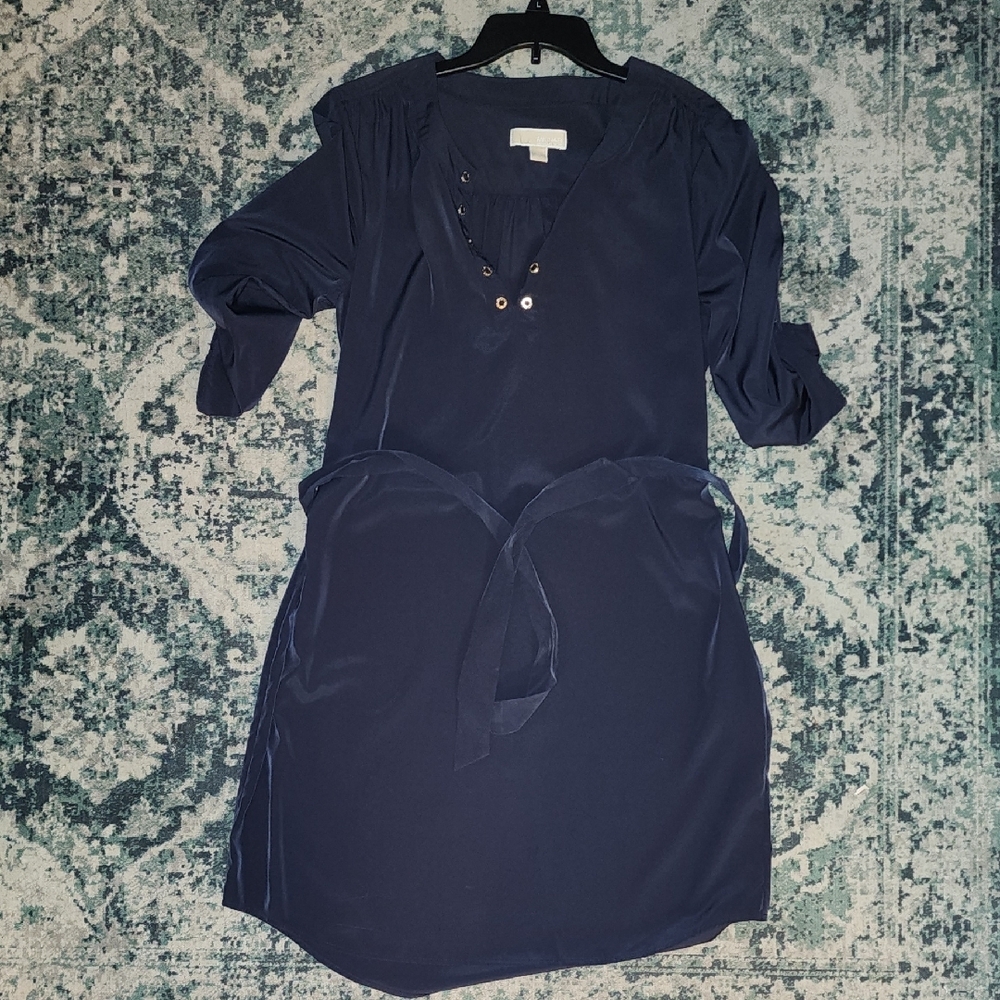 Elegant Navy Dress